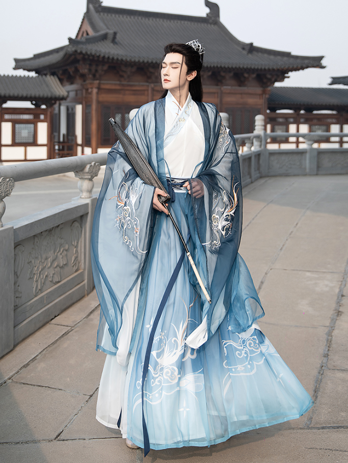 汉服男正品原创侠客古装中国风晋制齐腰襦裙魏晋风