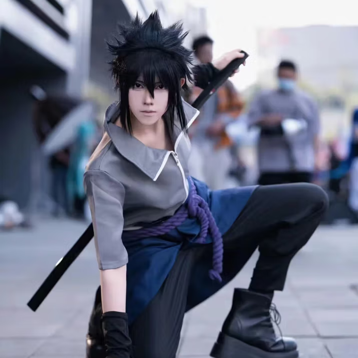 佐助cos服全套 cosplay服疾风传宇智波佐助cos套装