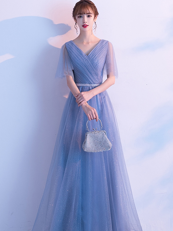 大合唱团演出服女长裙新款主持人宴会气质晚礼服